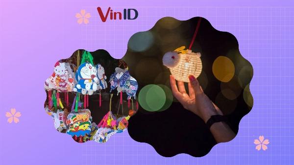 Người đang tỉ mỉ khắc chữ "Vui Trung Thu" lên dưa hấu bằng dao chuyên dụng, tay khéo léo.