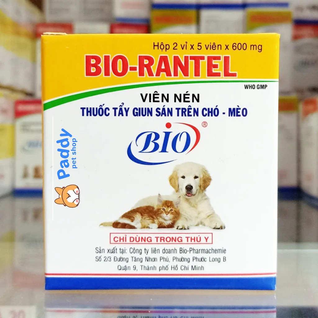 Thuốc tẩy giun Bio-Rantel cho mèo
