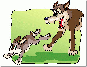 Chó săn chạy trên cánh đồng, biểu thị sự nỗ lực nhưng thiếu hiệu quả khi không có mục tiêu rõ ràng