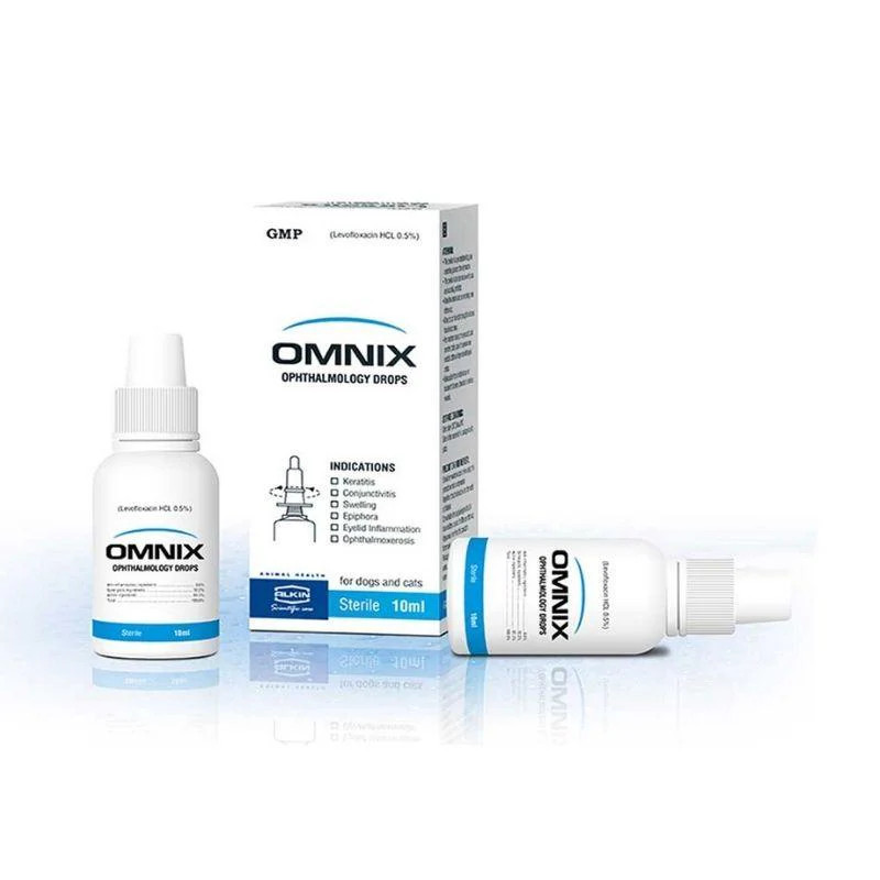 Sản phẩm Nhỏ Mắt và Phòng Đau Mắt Alkin Omnix chuyên dùng cho chó mèo
