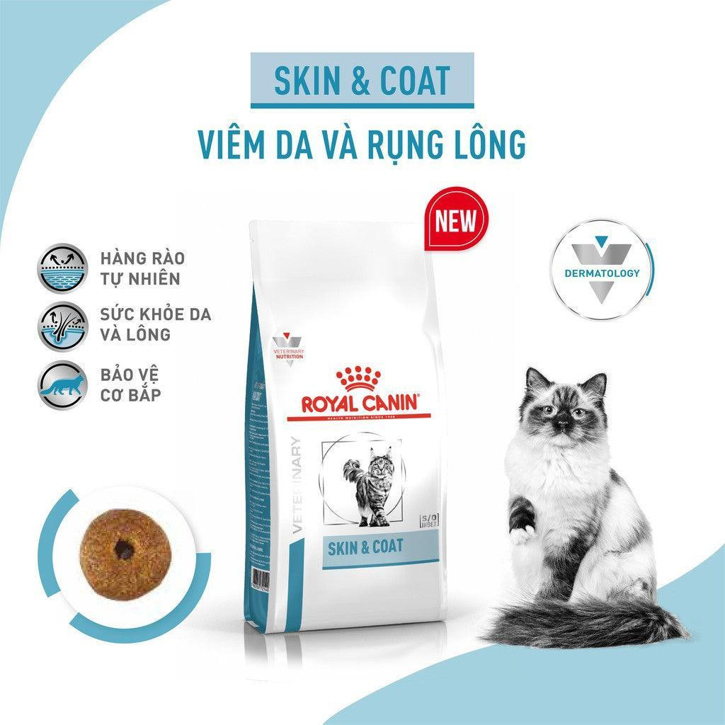 Túi thức ăn hạt Royal Canin Skin & Coat hỗ trợ da và lông khỏe mạnh cho mèo