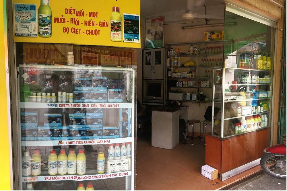 Cửa hàng phân phối sỉ và lẻ các loại thuốc diệt kiến, mối, chuột và côn trùng
