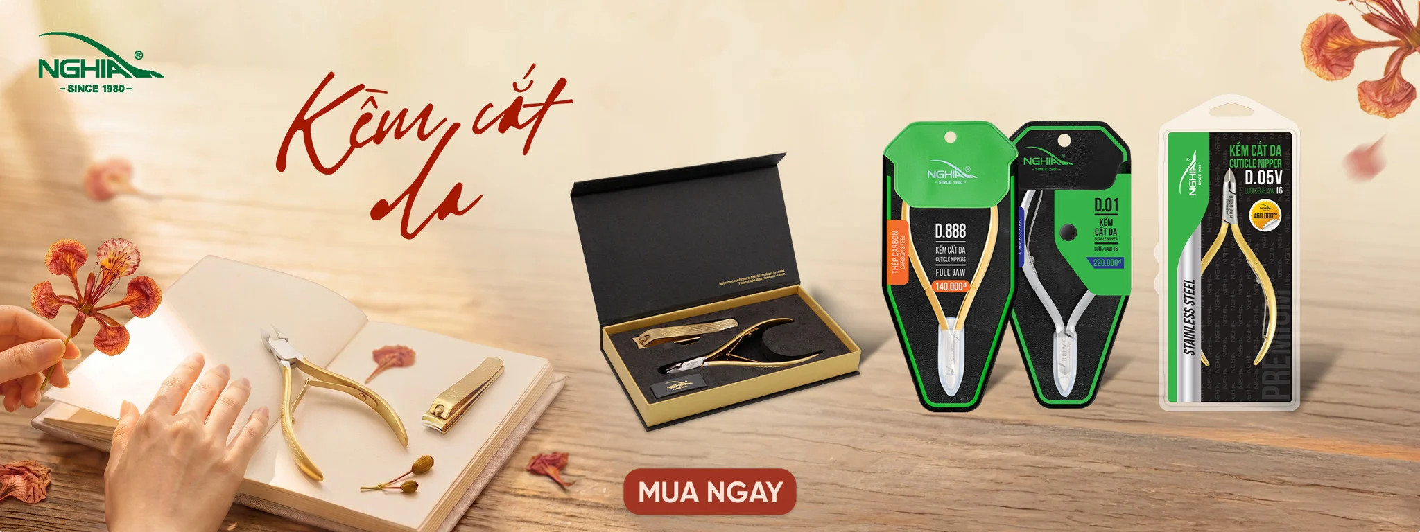 Hình ảnh tổng quan các loại kềm cắt da và kềm cắt móng