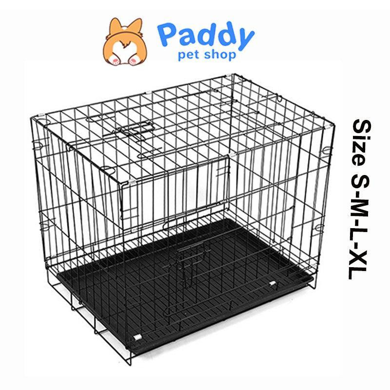 Một chiếc lồng sơn tĩnh điện với thiết kế vân đá, phù hợp để làm nơi trú ẩn an toàn cho mèo con
