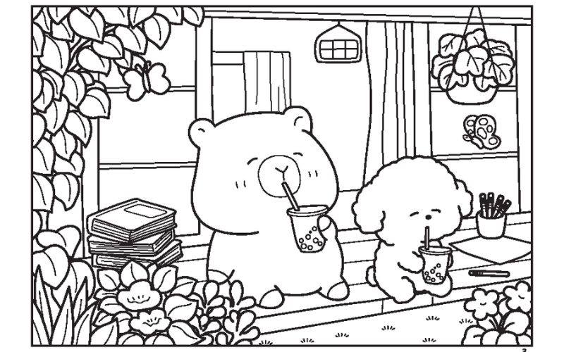 tô màu cabybara