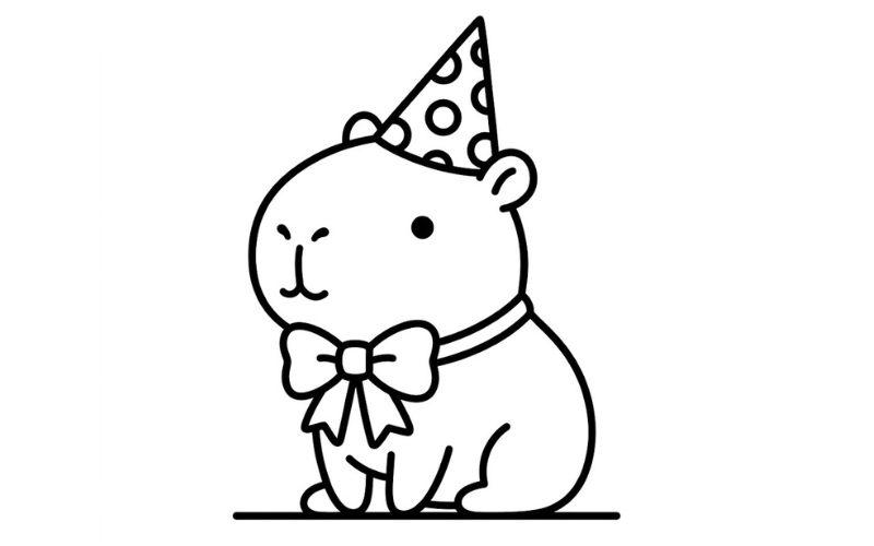 tô màu cabybara